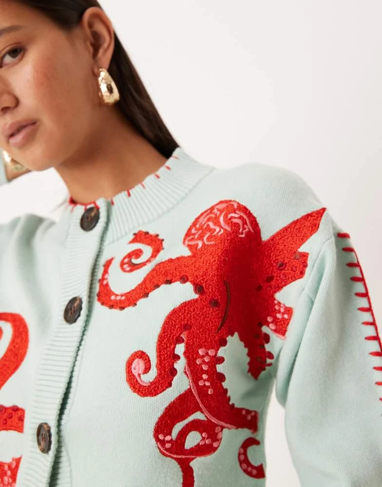 green emerald velvet dress Never Fully Dressed Cowgirl Martha Cardigan
