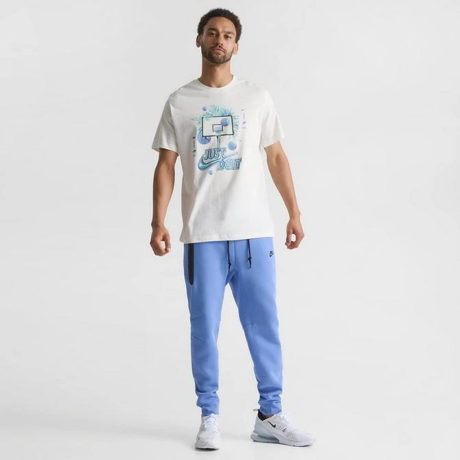 NIKE Men's Nike Basketball Iridescent Hoop Graphic T-Shirt 3