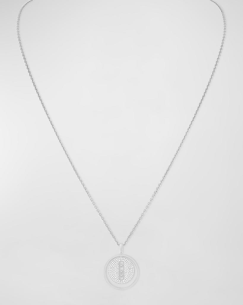 Messika Lucky Move 18K White Gold Diamond Necklace