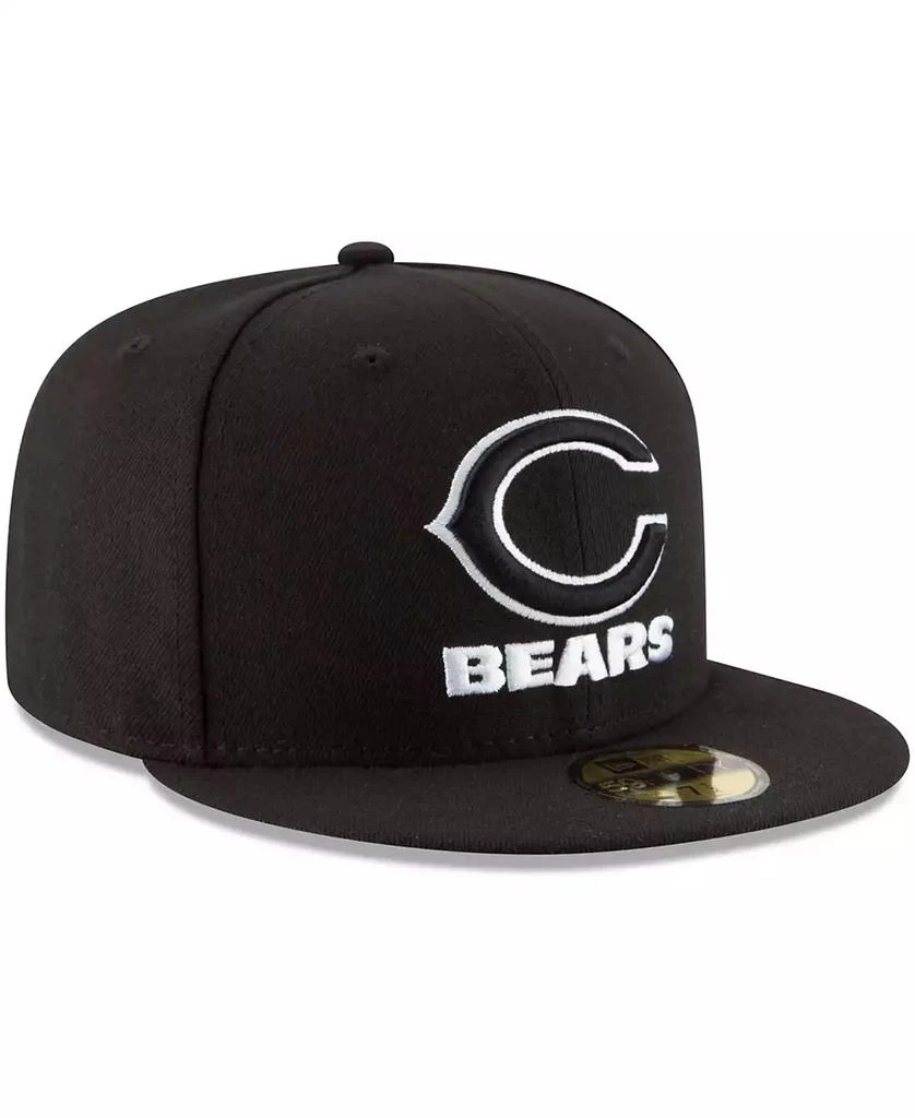 New Era Men's Black Chicago Bears B-Dub 59FIFTY Fitted Hat 3