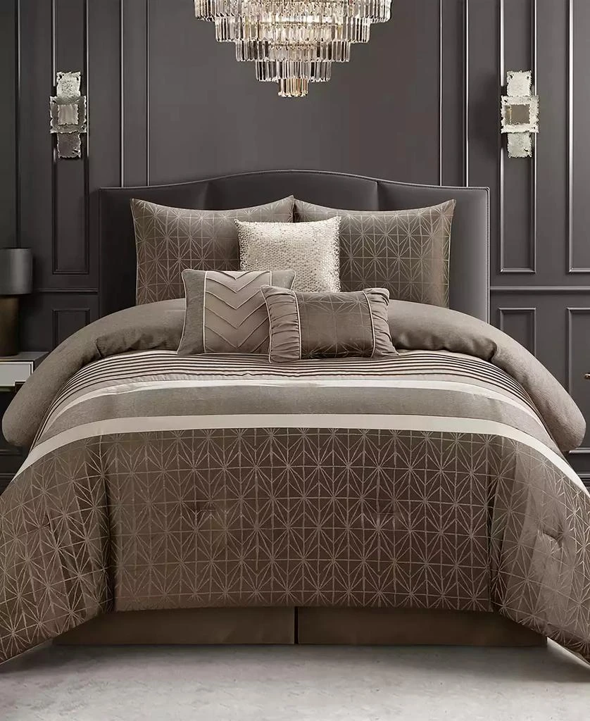 Stratford Park Trinity Geometric 7-Pc. Comforter Set 2