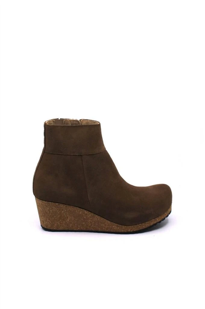 Birkenstock Women's Ebba Boots - Medium/narrow In Dark Tea 1