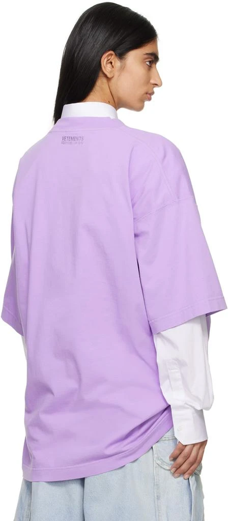 Vetements Purple Flying Unicorn T-Shirt 3