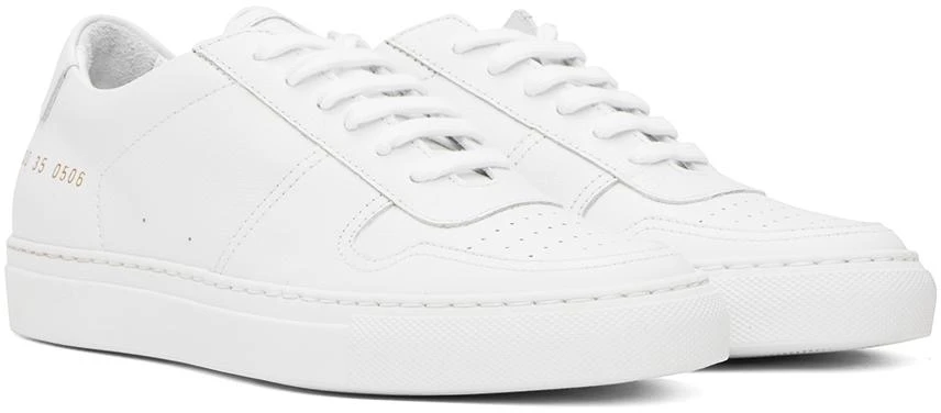 Common Projects White BBall Classic Low Sneakers 4