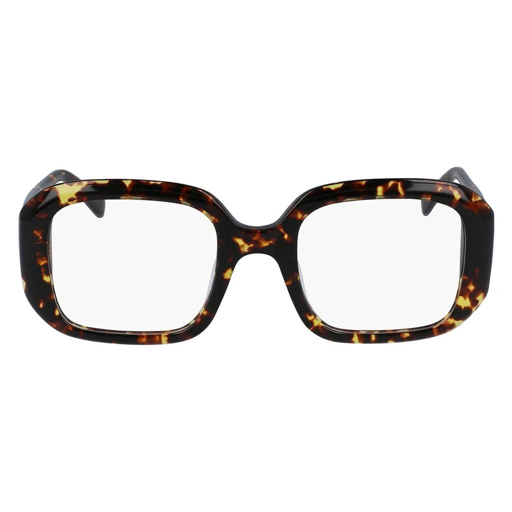 MCM MCM Women's Eyeglasses - Havana Rectangular Full-Rim Frame Clear Lens | MCM2710 214 2