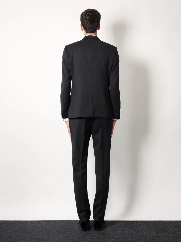 TAGLIATORE Virgin wool tuxedo with removable brooch 3