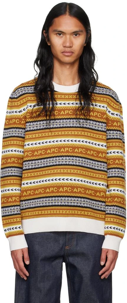 A.P.C. Brown Malcolm Sweater 1