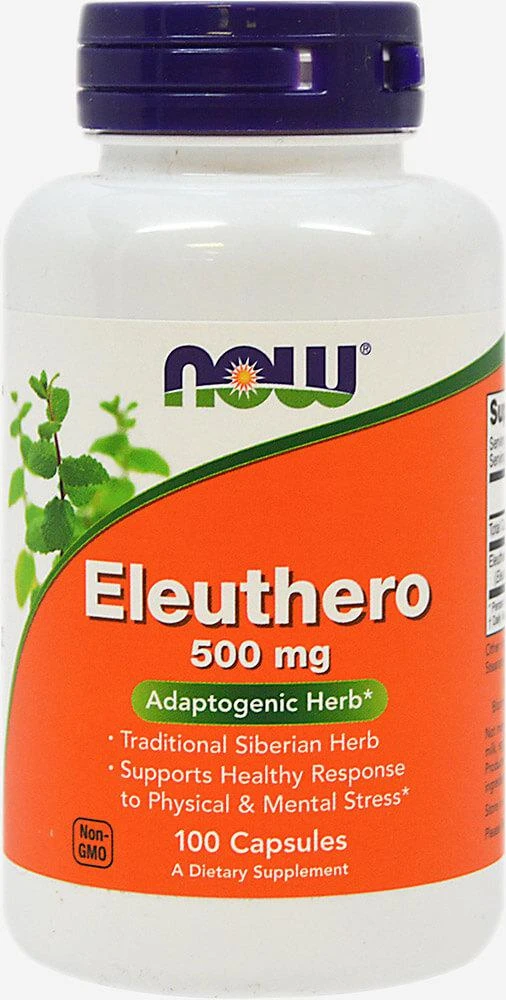 Now Foods Sleep & Relaxation: Eleuthero Root 500 mg 1
