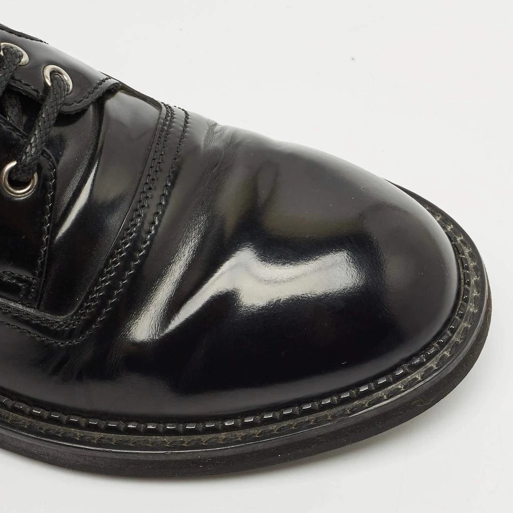 Dolce 
Gabbana Dolce 
Gabbana Black Leather and Mesh Derby Size 40.5 7