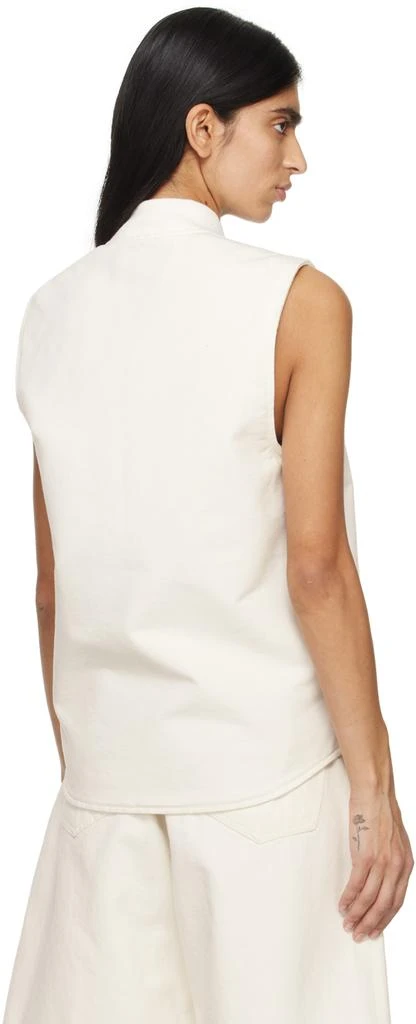 Carhartt WIP White Insulated Vest 3