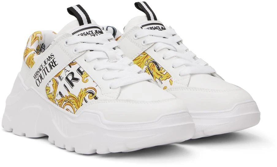 Versace Jeans Couture White Chain Couture Speedtrack Sneakers 4