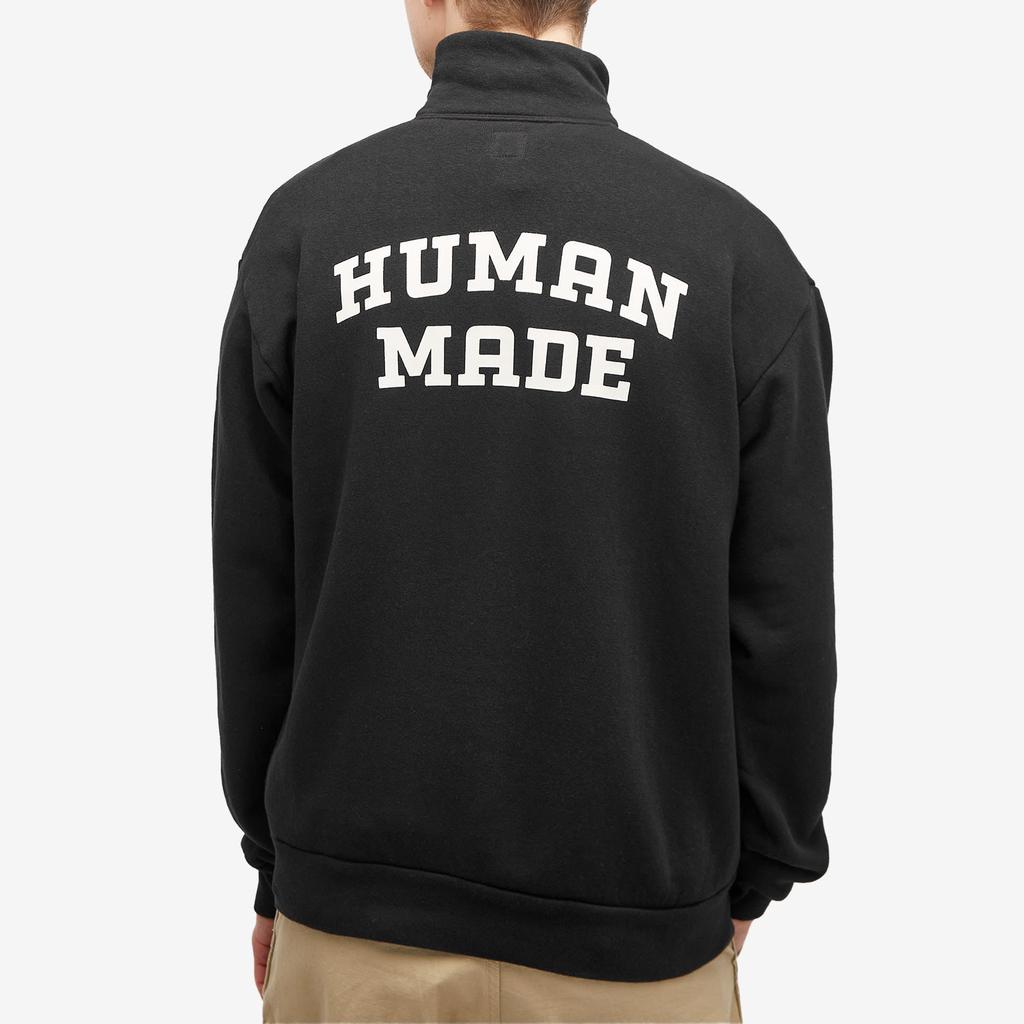 【L】25SS Human Made Military Pullover Human Made Military Half-Zip Sweatshirt – On Sale Now with Up to
