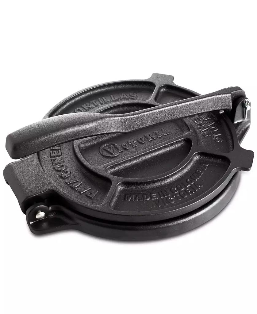 Victoria 8" Cast Iron Tortilla Press & Pataconera