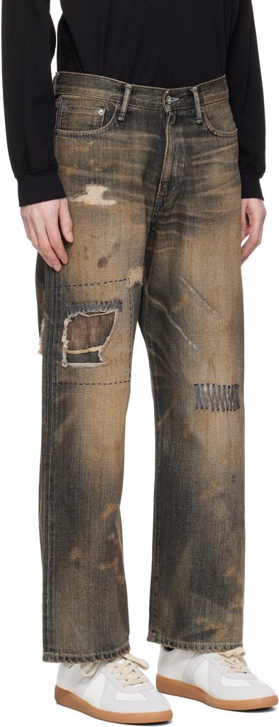 NEIGHBORHOOD Black Savage DP Wide Jeans