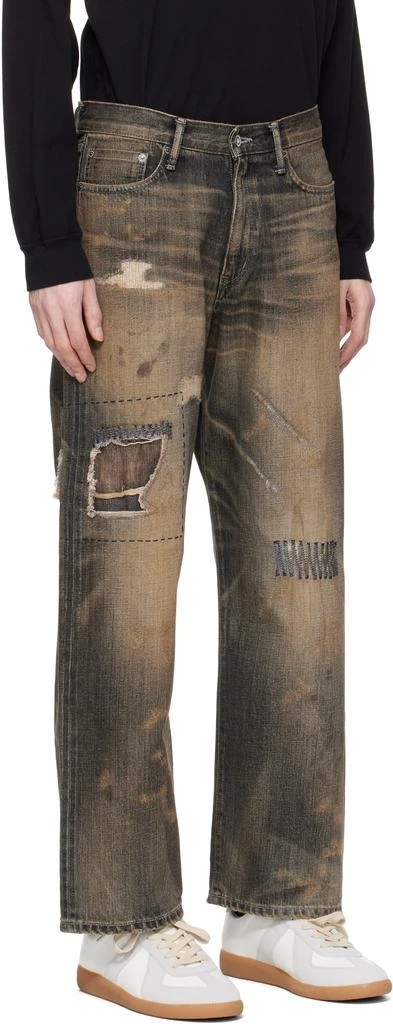 NEIGHBORHOOD Black Savage DP Wide Jeans 2