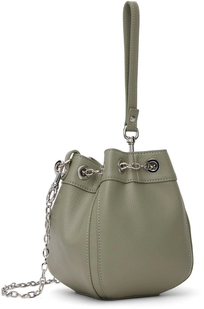 Vivienne Westwood Green Chrissy Small Bucket Bag 3