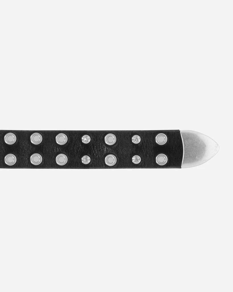 Our Legacy Studded Double Tongue Belt Flecking Black 5