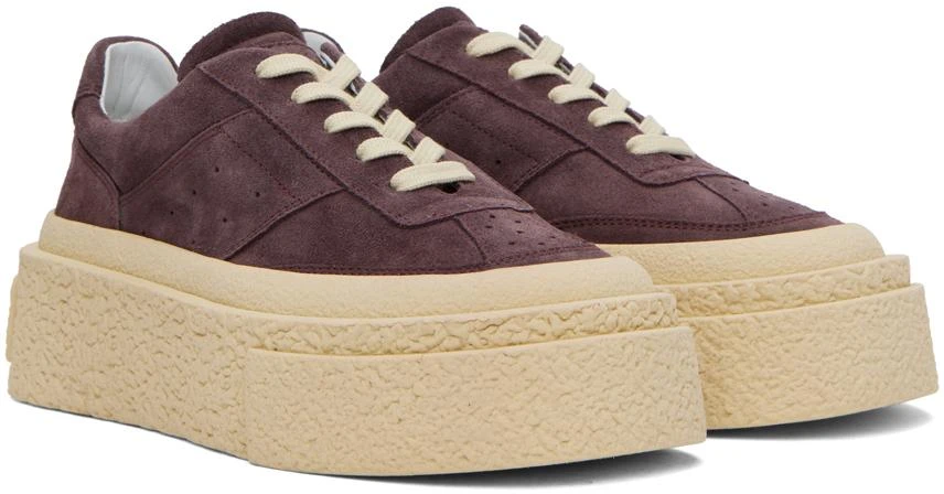 MM6 Maison Margiela Purple Platform Sneakers 4