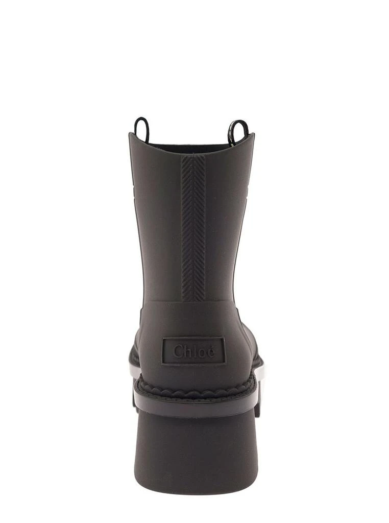 Chloé Black 'Raina' Mid Rain Boot 4