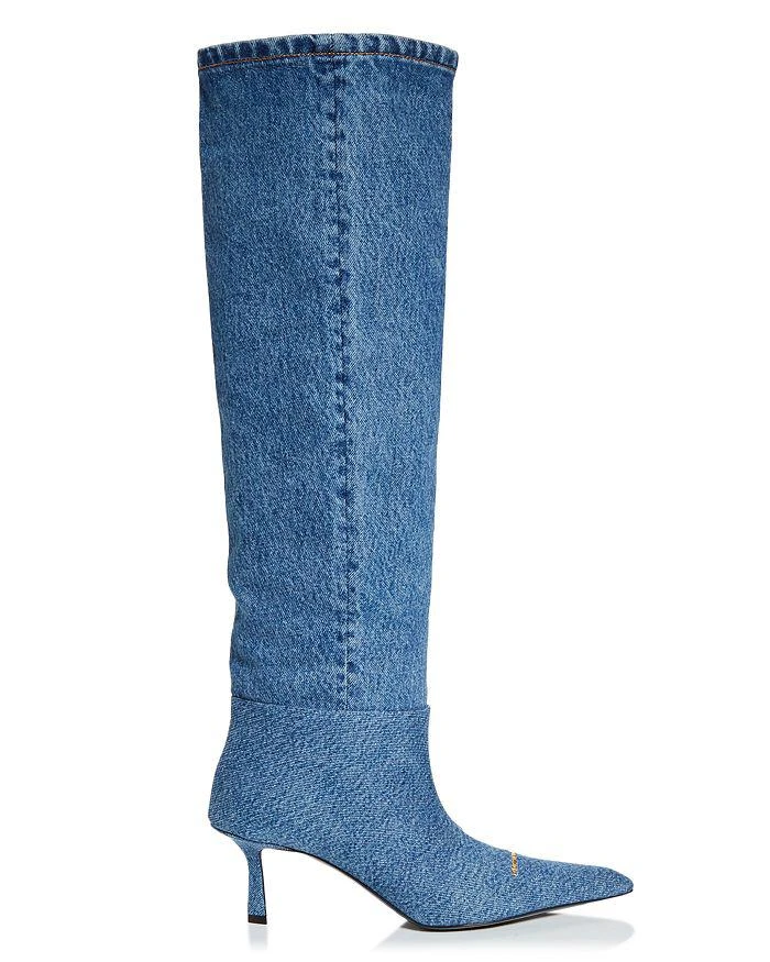 Alexander Wang Women's Viola Denim Slouch Boots 2