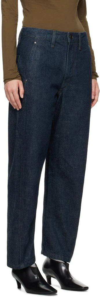 Lemaire Indigo High Waisted Curve Jeans 2