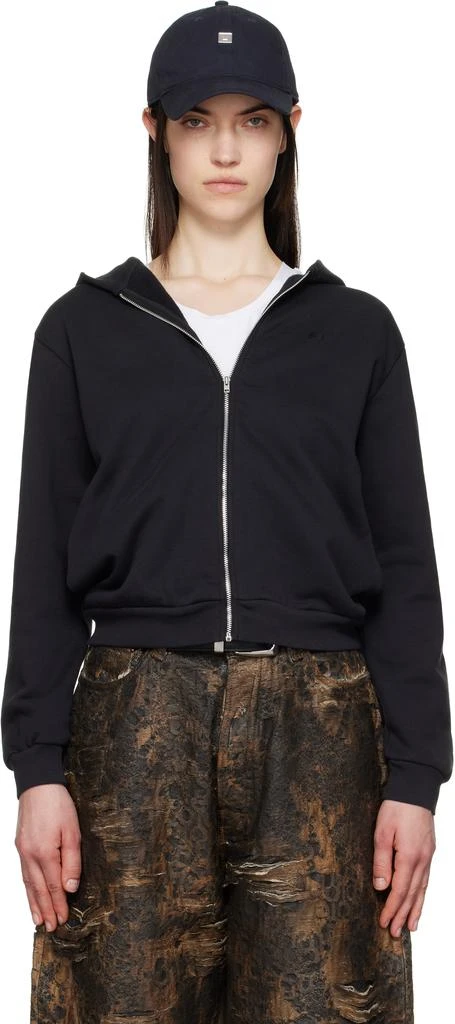 Acne Studios Black Zipper Hoodie 1