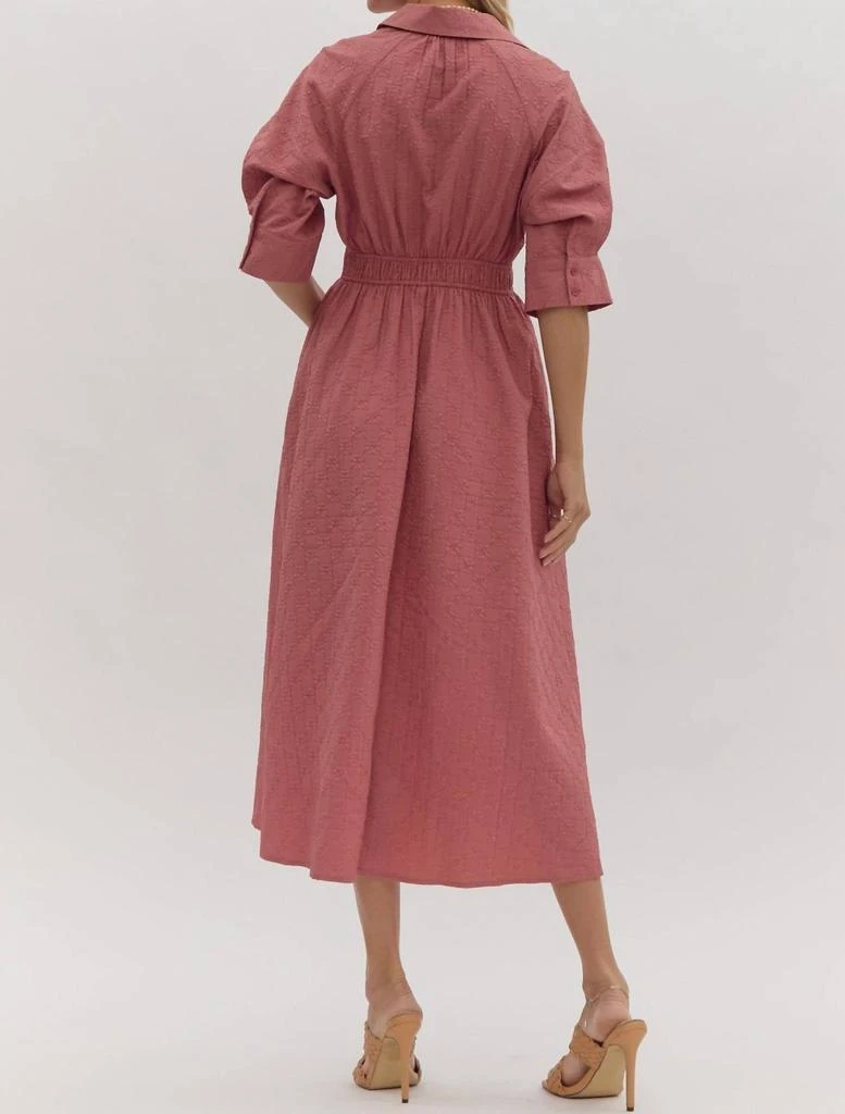 entro Entro - Collared Midi Dress 2