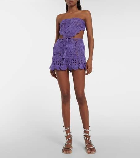 ANNA KOSTUROVA Triangular crochet top 2