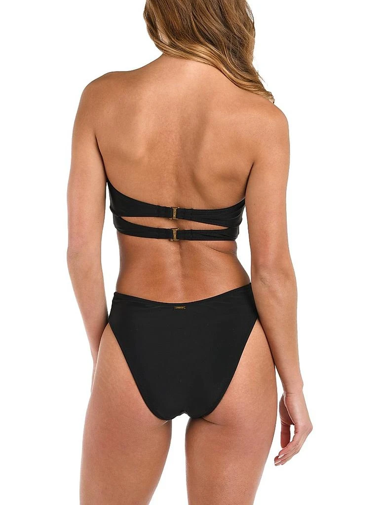 L'Agence Solids Sirena Solid Halterneck Bikini Top 5