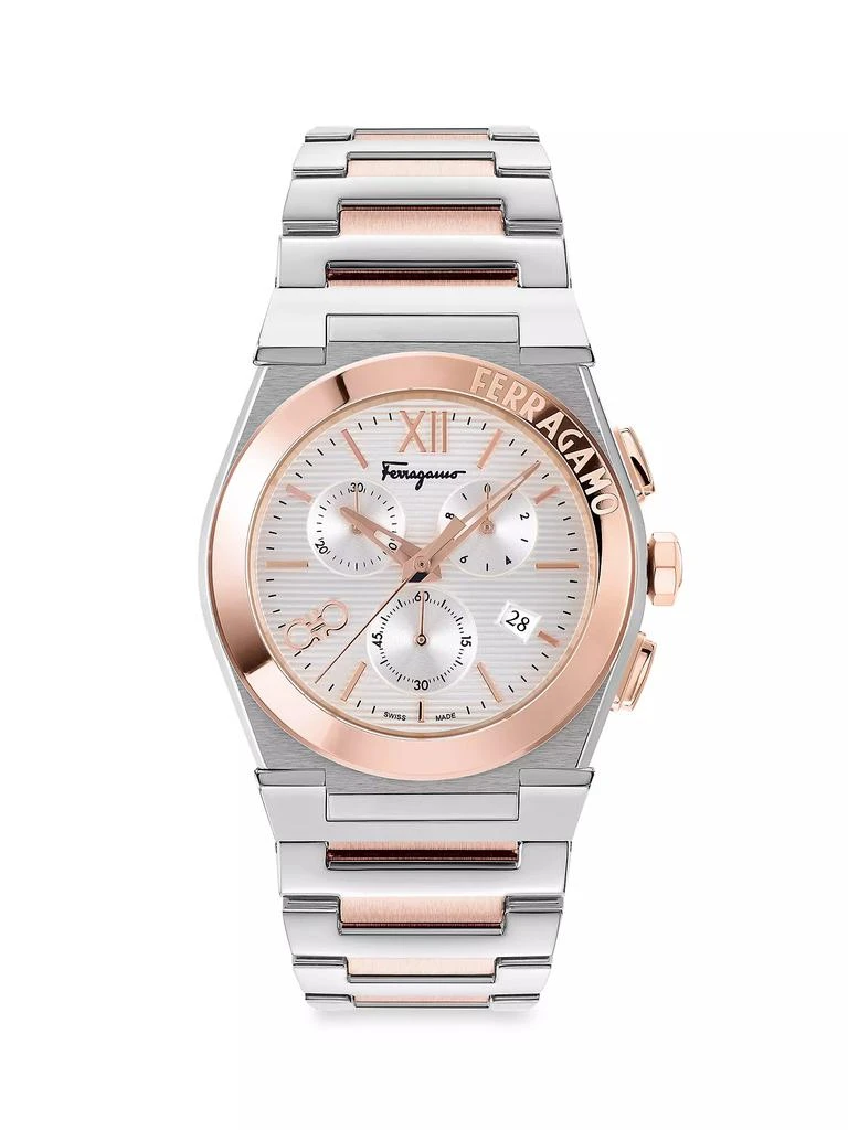 Salvatore Ferragamo Vega Chrono Stainless Steel Watch 1