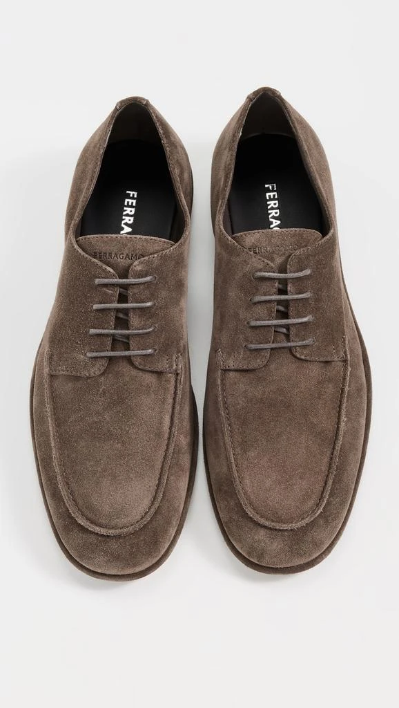 Salvatore Ferragamo Blade Suede Derby Shoes 3