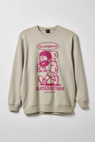 Manastash Manastash Be Prepared Graphic Crew Neck Sweatshirt