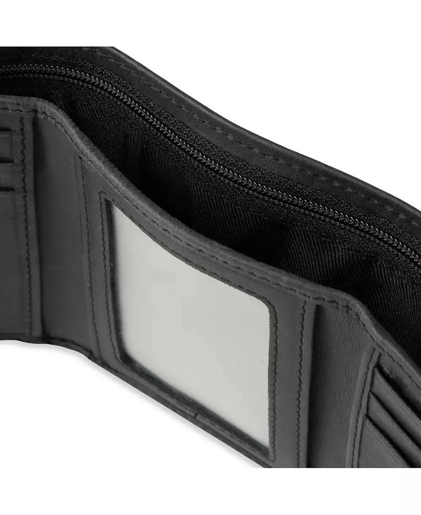 Levi's Men's RFID Genuine Leather Trifold Wallet with Hidden Zipper Pocket 5