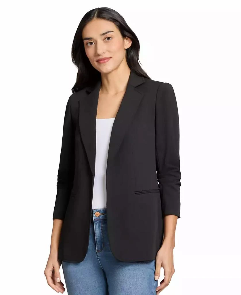 JONES NEW YORK Women's Notched-Collar Stretch Jacket 1