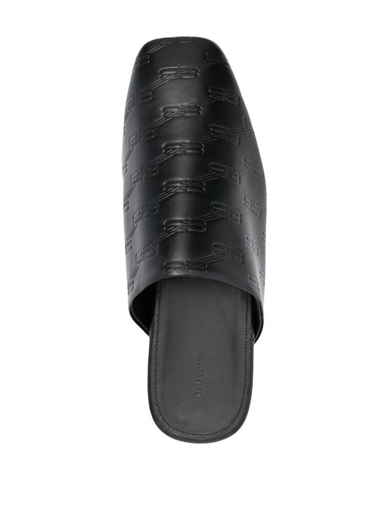 Balenciaga Balenciaga Cosy Bb Leather Slippers 4