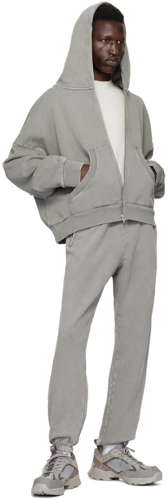 Entire Studios Gray Eternal Zip Hoodie XXL - Tops - BeyondStyle