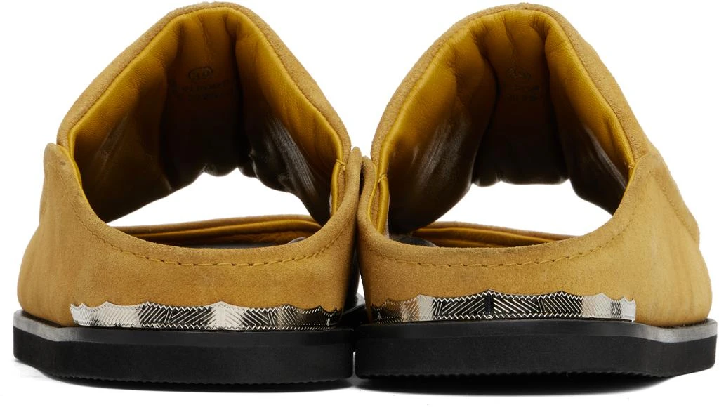 Toga Virilis Tan Embroidered Sandals 2