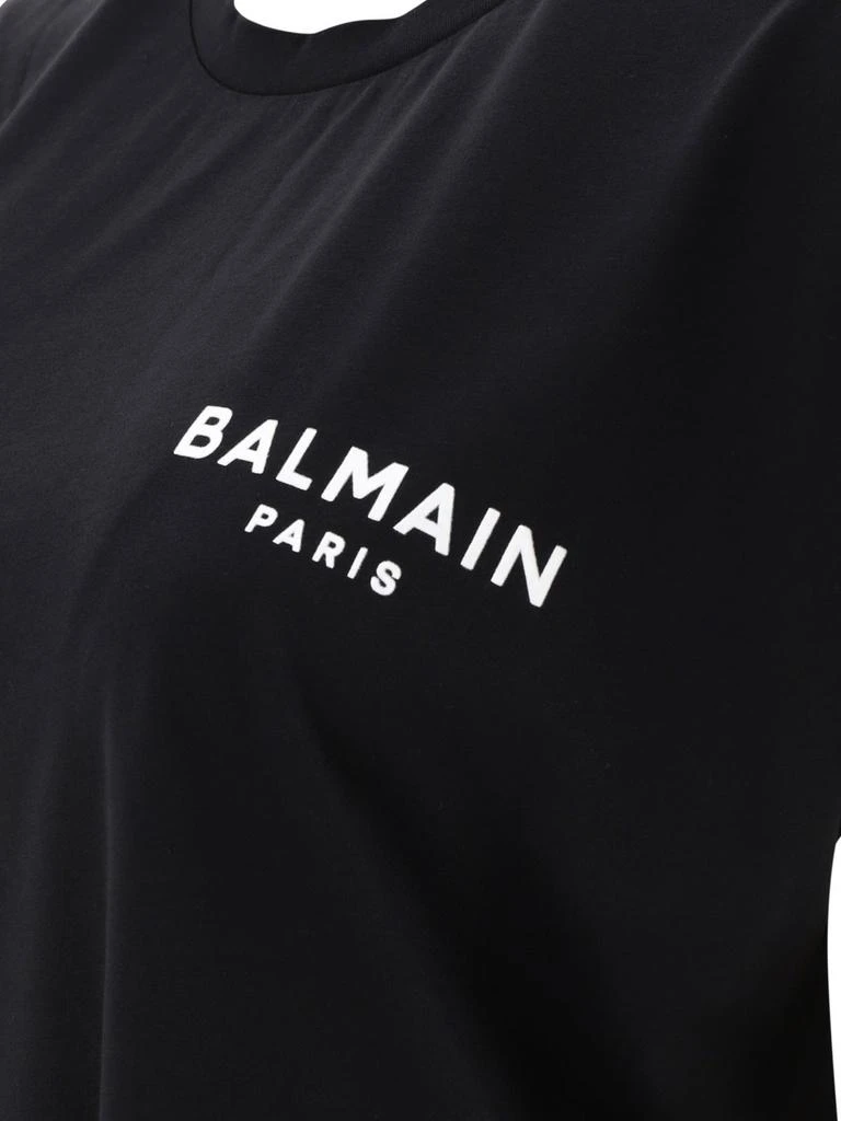 Balmain Balmain Logo Detailed Crewneck T-Shirt 4