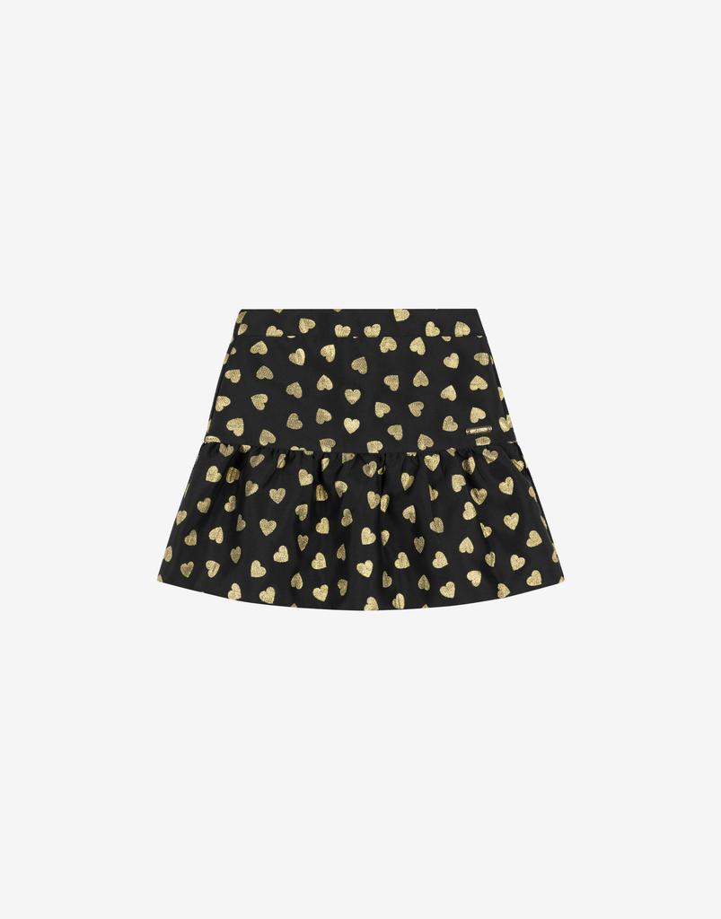 Moschino Jacquard Hearts Skirt