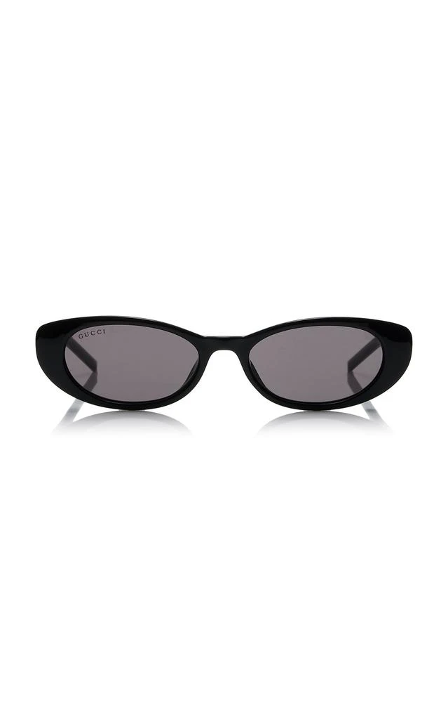 Gucci Gucci - G String Cat-Eye Acetate Sunglasses - Black - OS - Moda Operandi 1