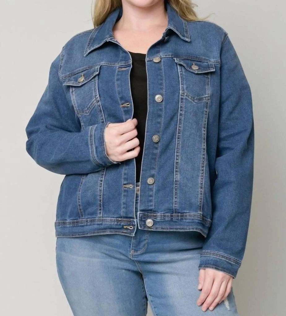 Pine Apparel Pine Apparel - Trucker Denim Jacket - Plus