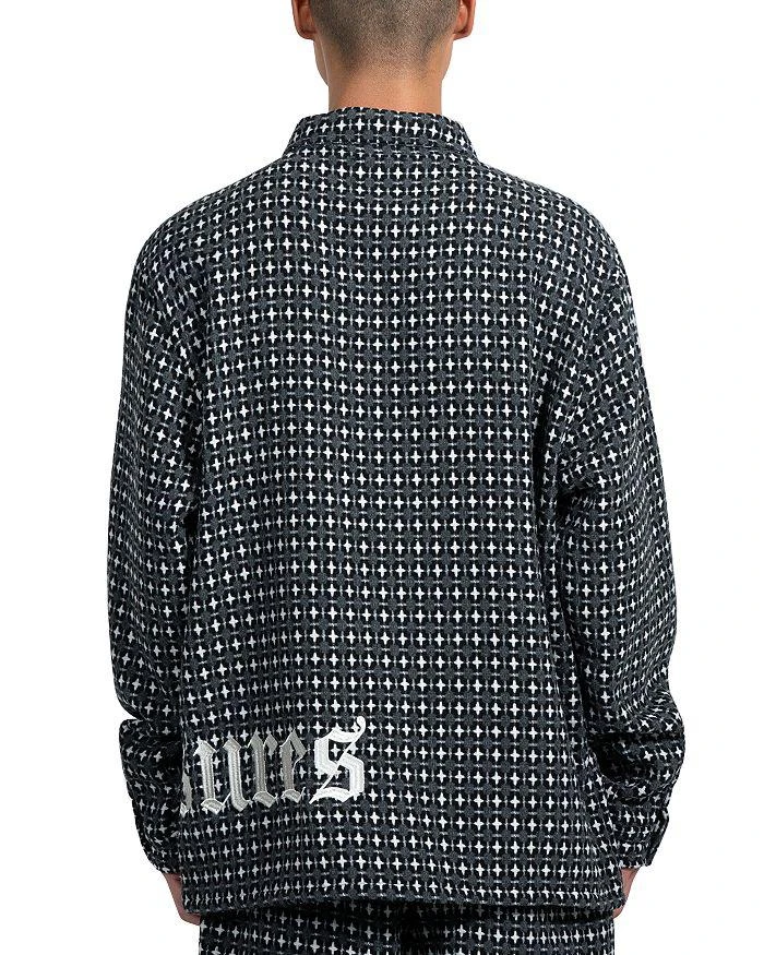 Pleasures Cross Work Regular Fit Button Front Shirt 2