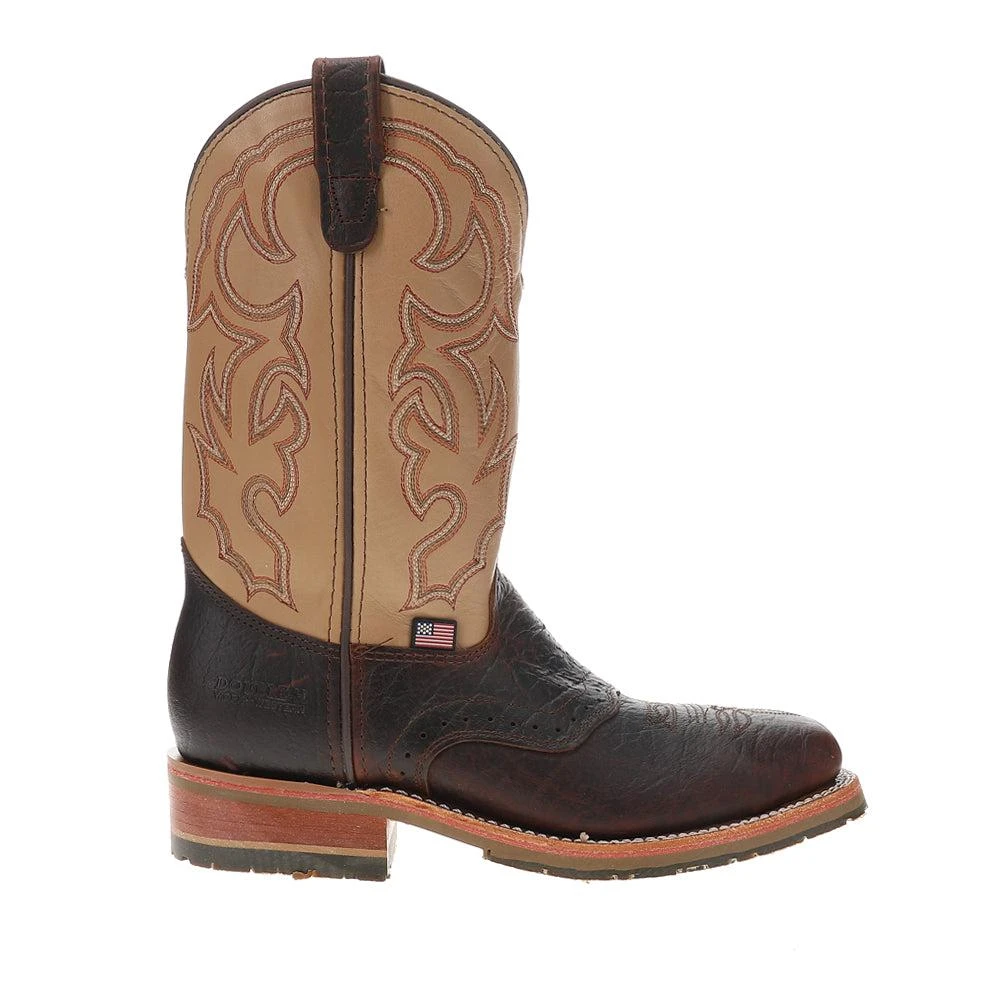 Double-H Boots Graham 11 Inch Bison Embroidered Electrical Steel Toe Work Boots 1