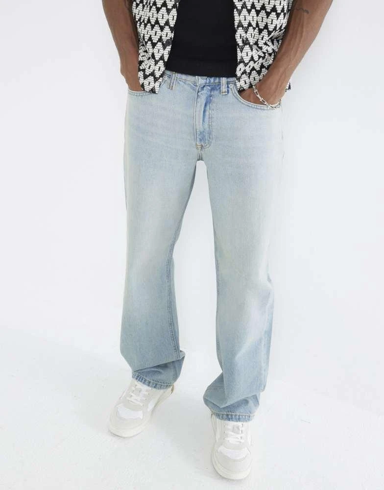 River Island River Island Loose fit jeans in blue - medium 3