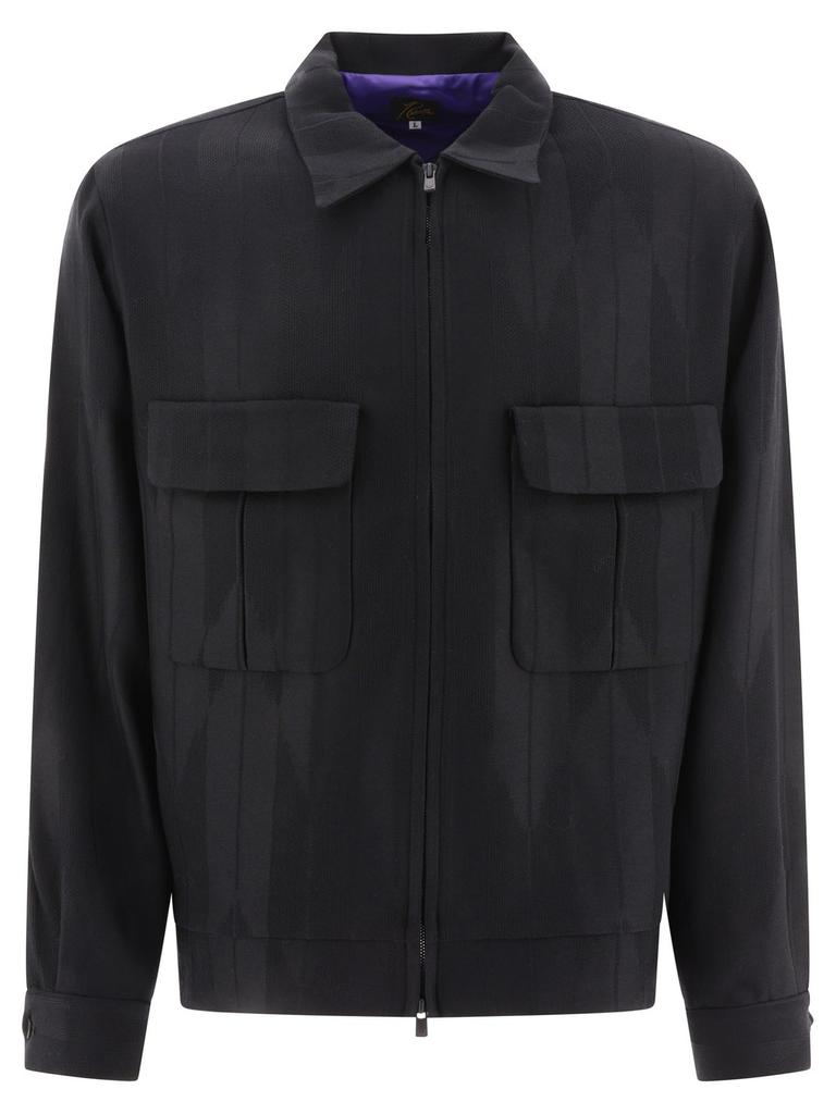 Needles Needles Sport Collared Zip-Up Jacket