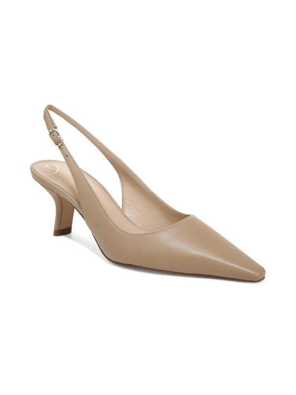 Sam Edelman Bianka Sling 57MM Leather Pointed Slingback Pumps 2