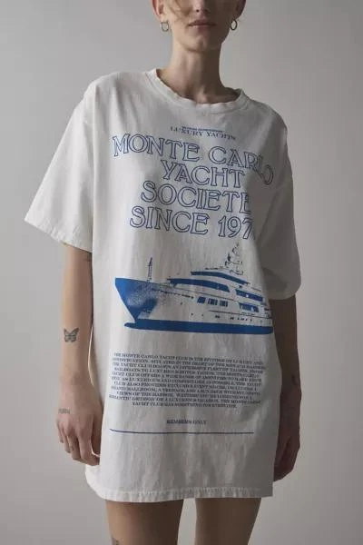 Urban Outfitters Monte Carlo Yacht Graphic T-Shirt Dress 2