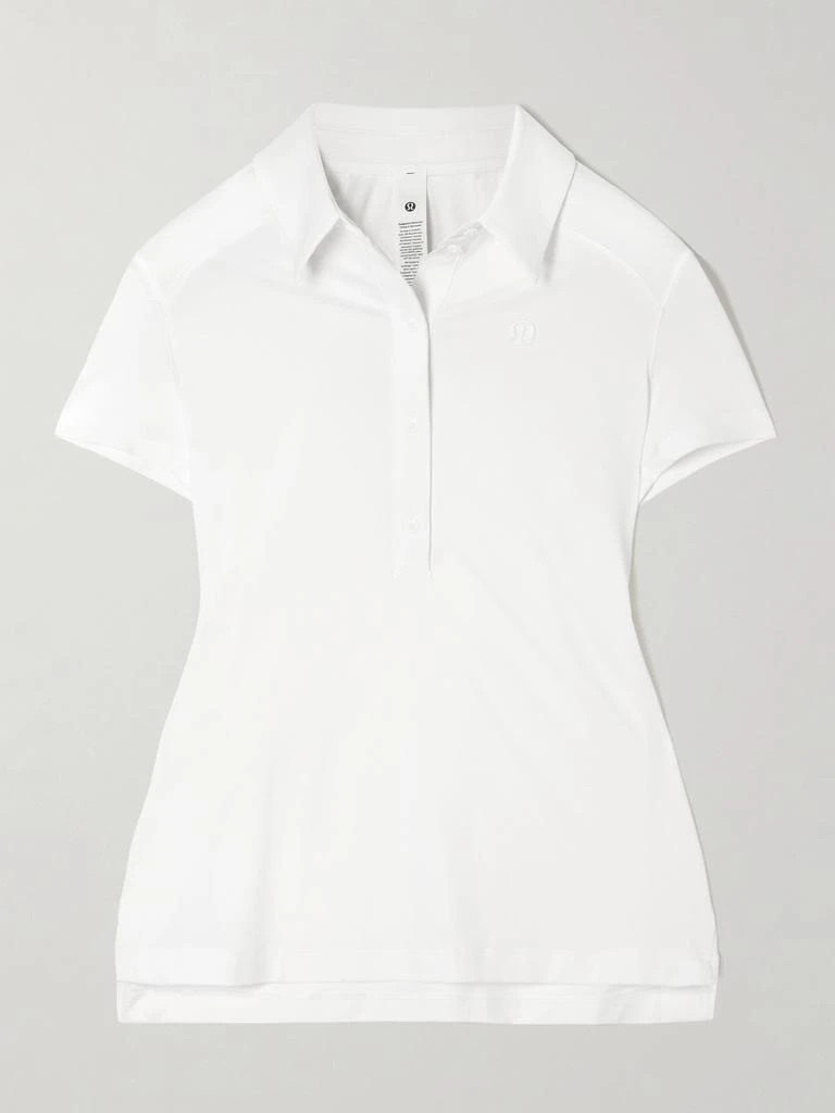 Lululemon Quick Dry Short Sleeve 弹力再生 Polo 衫  - US0 1
