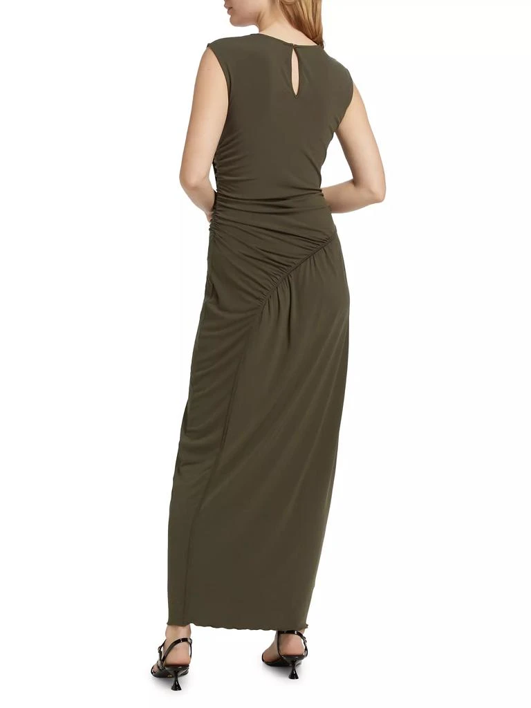Derek Lam Kimberly Ruched Sleeveless Maxi Dress 5