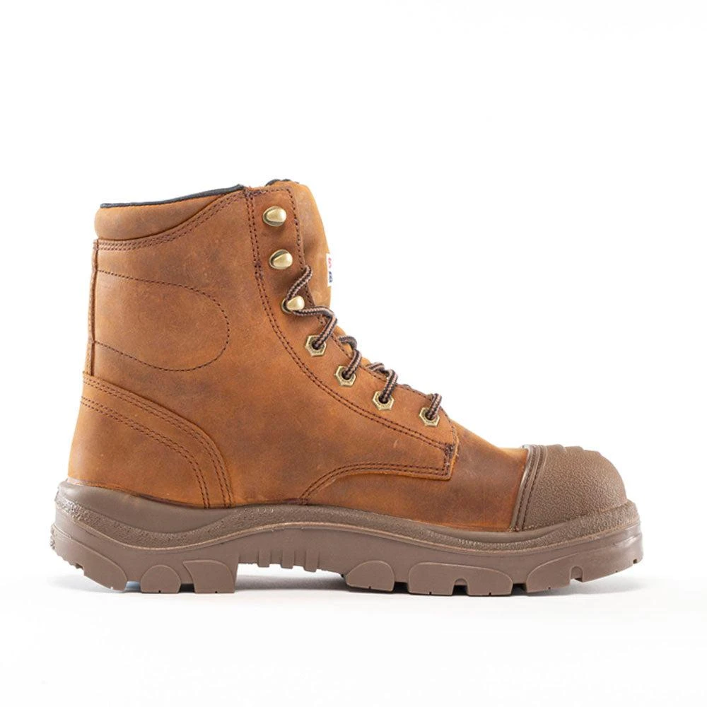 Steel Blue Work Boots Argyle Scuff 6 Inch Slip Resistant Steel Toe Work Boots 1